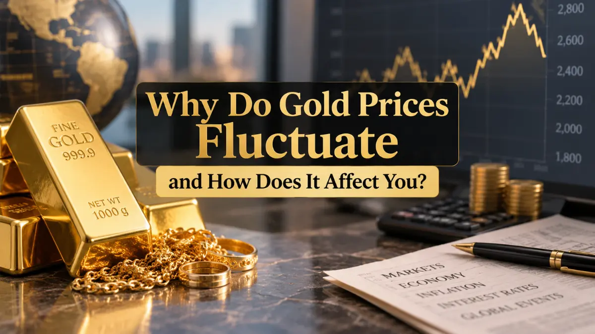 Why do Gold prices fluctuate and how does it affect you