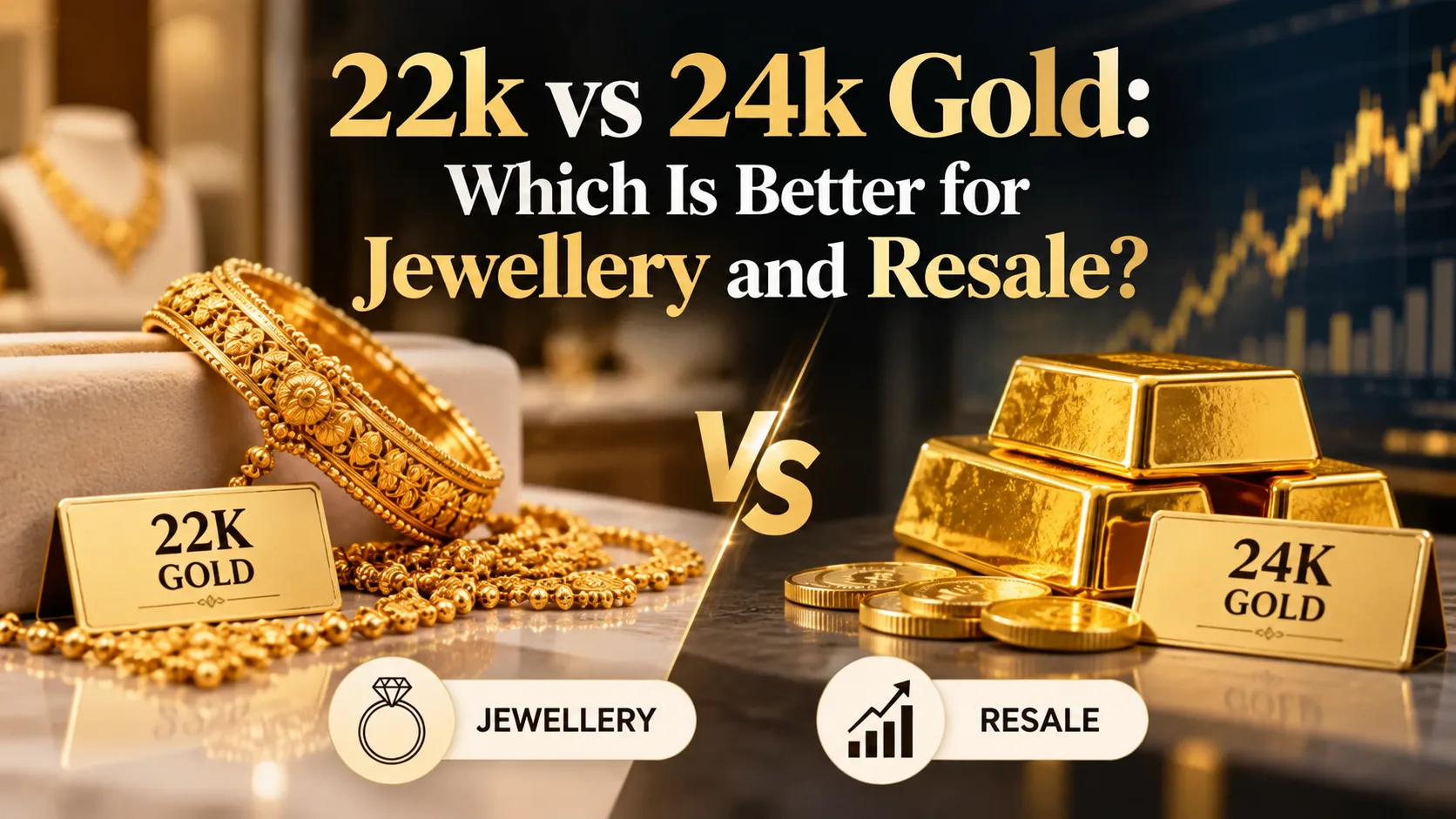 22k vs 24k Gold: Which Is Better for Jewellery and Resale?