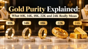 Gold Purity Explained: What 10K, 14K, 18K, 22K and 24K Really Mean